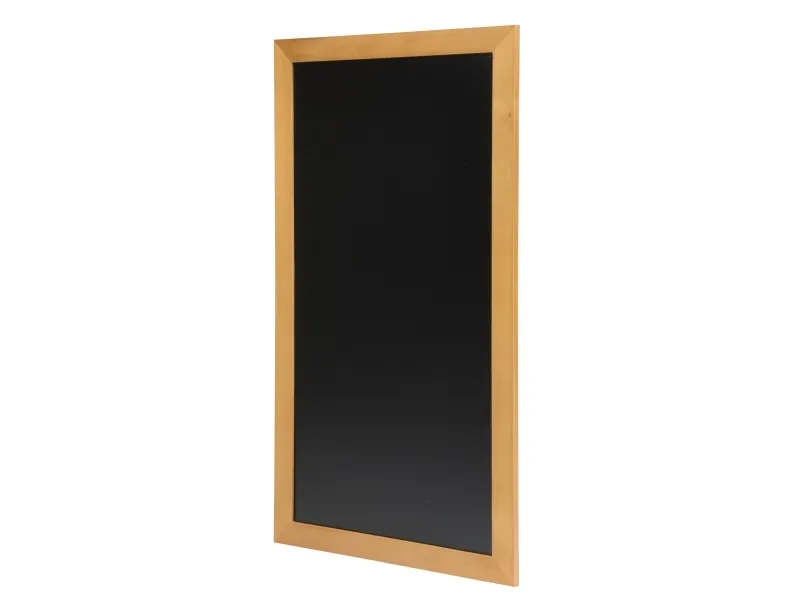 Securit® lang tavle af gummitræ i teak (S)