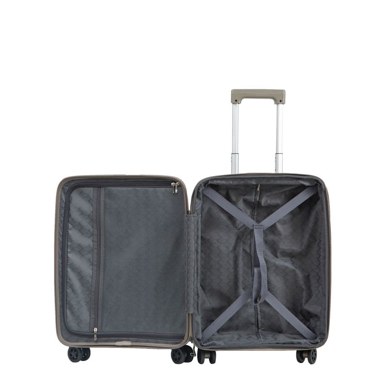 Valise cabine rigide extensible Haree 55 cm Pearly gold