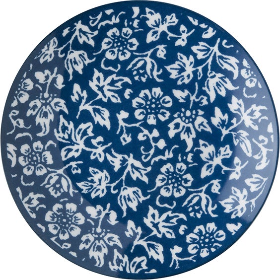 Laura Ashley bord Alyssa blauw D 12 H 1,7 cm