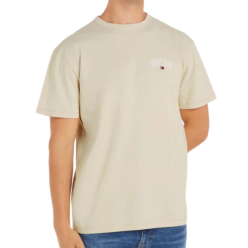 Tommy Hilfiger T-shirt Beige Homme Tommy Hilfiger Varsity