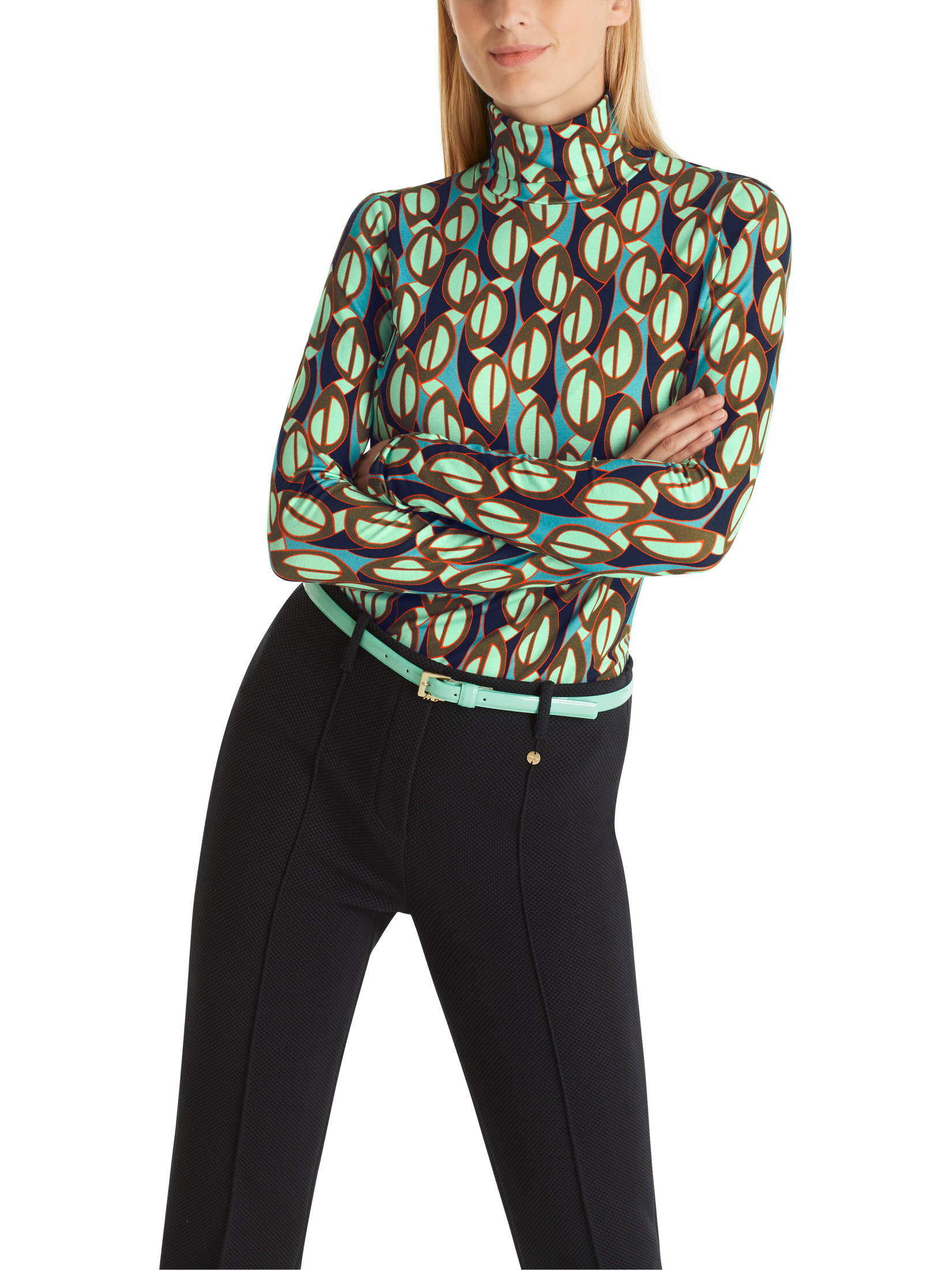 Marc Cain| Damen Rollkragenshirt mit Viskose