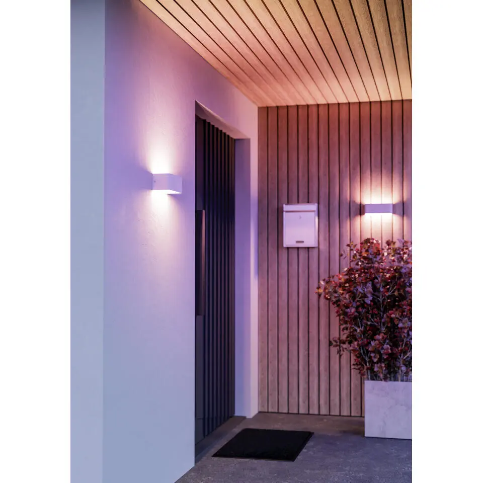 EGLO connect.z Sania-Z Wandlamp - 20 cm - Wit - RGB - Zigbee