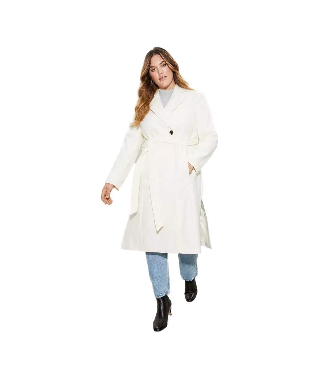 Dorothy Perkins - Manteau - Femme (Blanc cassé) - UTDP505