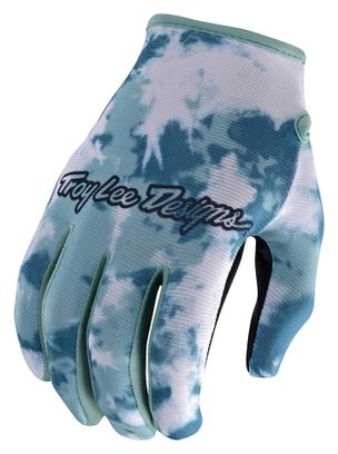 Gants Troy Lee Designs Flowline Plot Bleu Haze