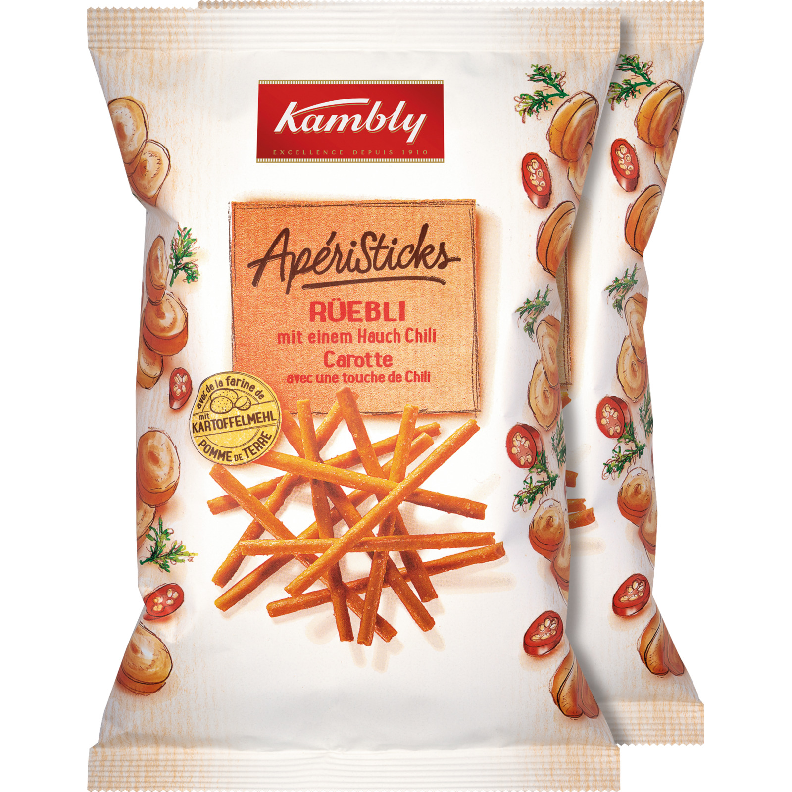 Apéro Sticks Rüebli 2x100g