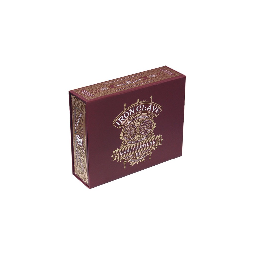 Iron Clays 200 Printed Box with Chips