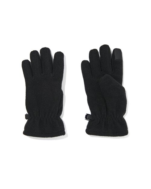 gants enfant pour écran tactile noir