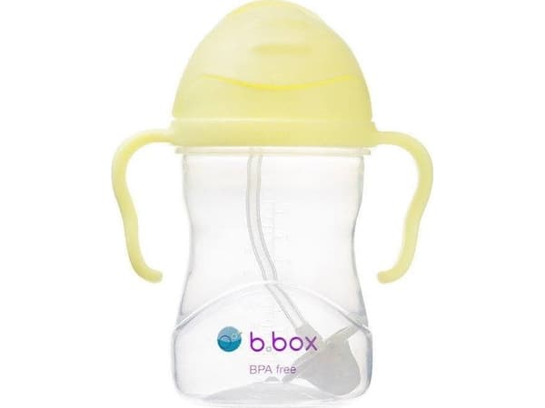 B.Box Innovativ flaske med sugerør Banana Split 6m+ B.Box