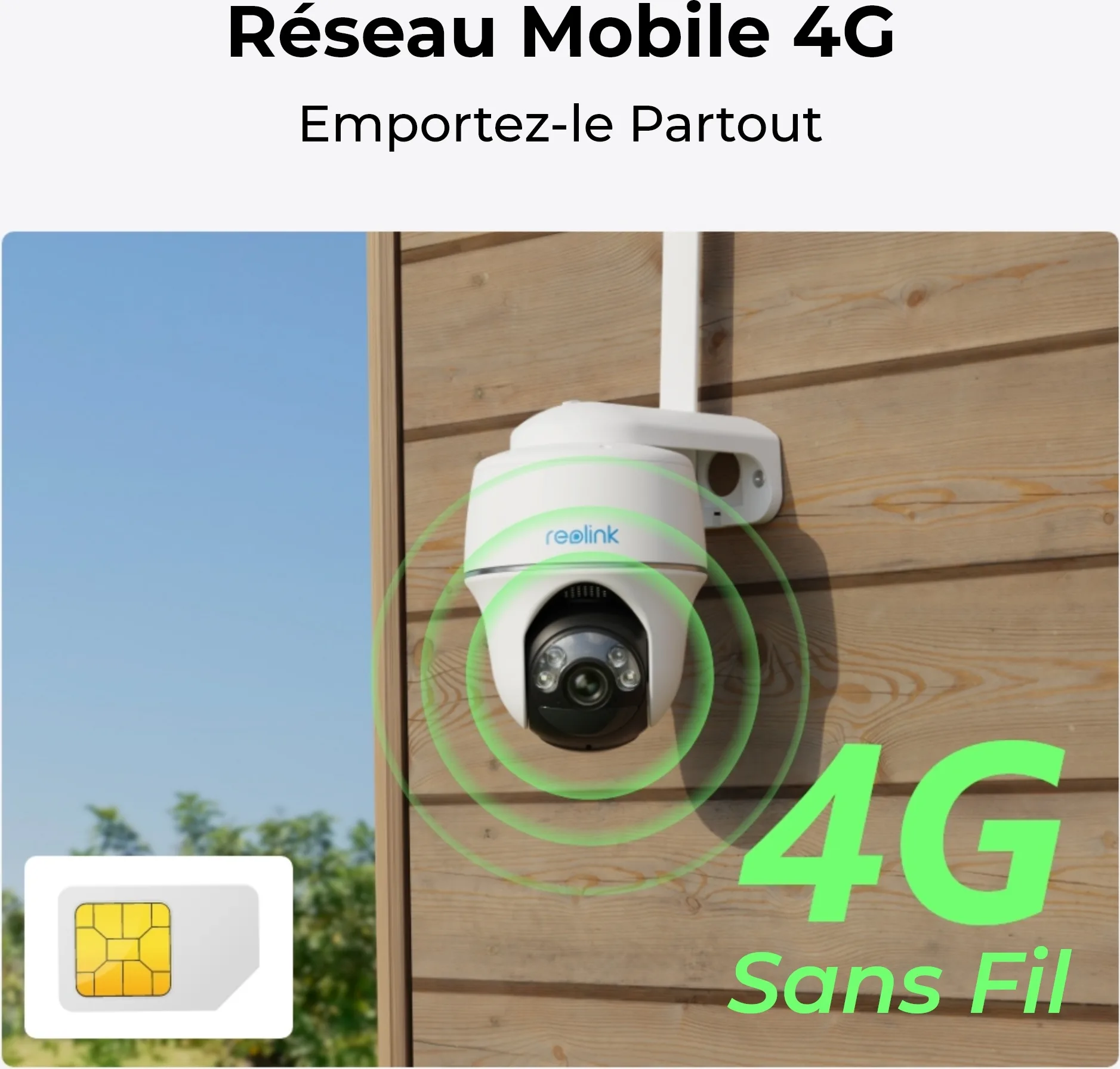 Reolink Go Series G430 Caméra de surveillance