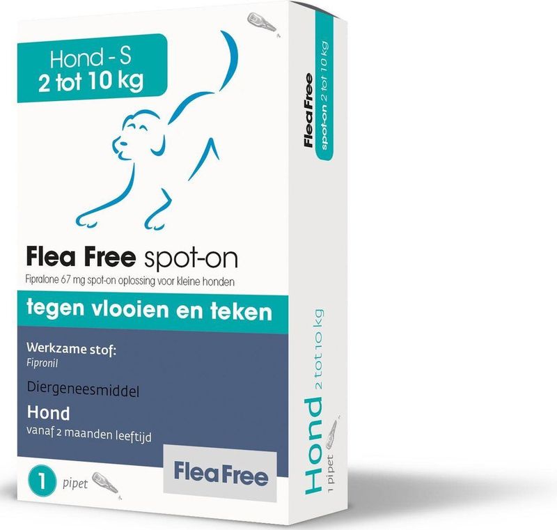 FLEA FREE SPOT ON HOND 2-10 KG - 1 PIPET