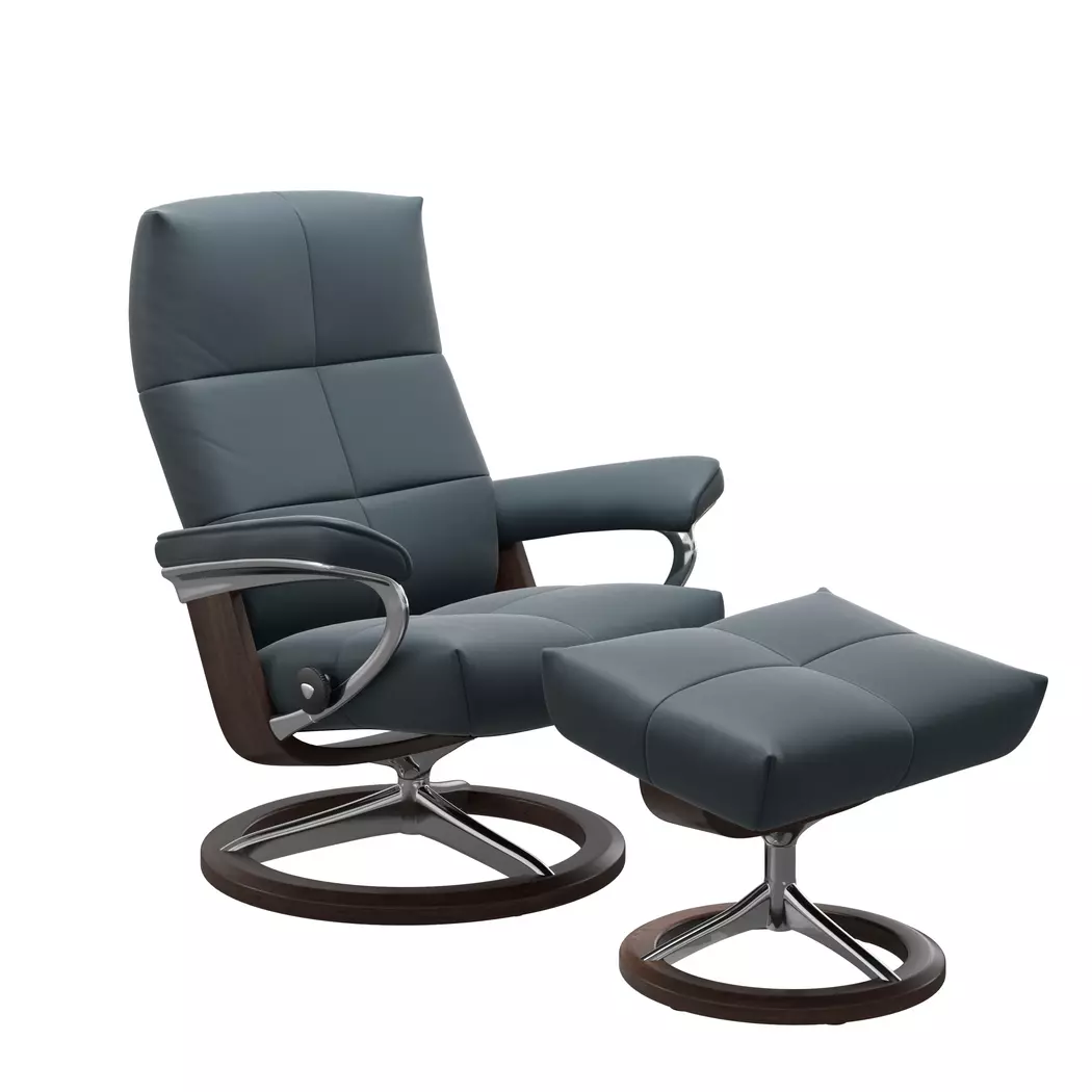 Sessel mit Hocker David Signature