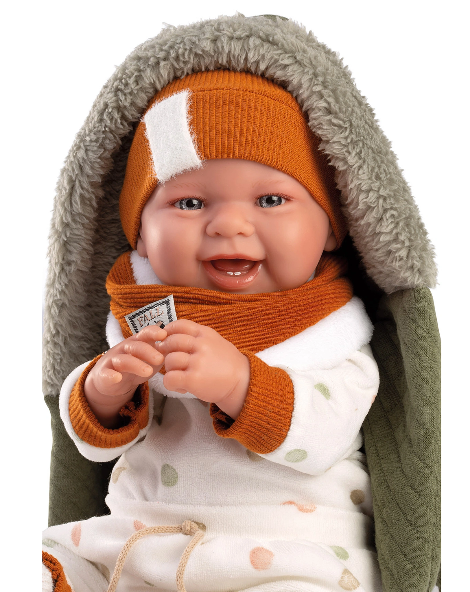 Babypuppe HAPPY BOY (44cm) in bunt
