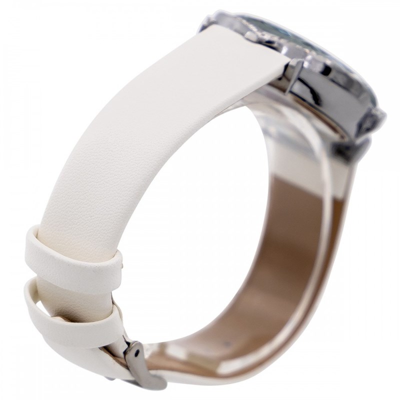 Montre Femme GIORGIO bracelet Cuir Blanc