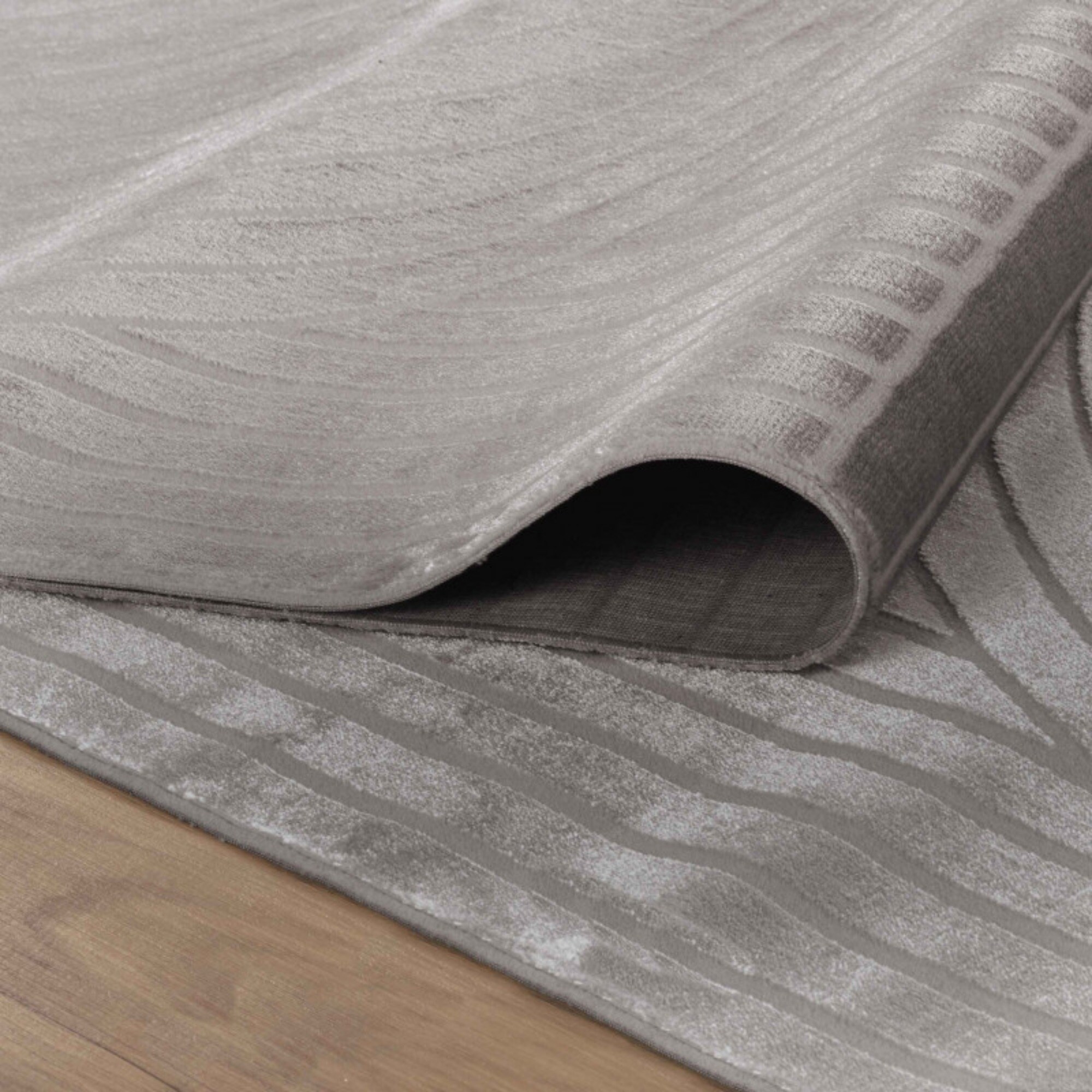 Teppich skandinavische stil, superweich, kurzflor, hoch-tief effekt, Waschbar