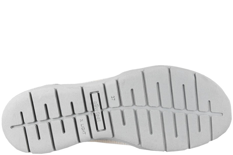NEW FEET SKO I SANDFARVET PRÆGET NUBUCK
