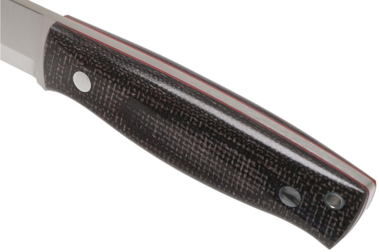 Nordic Knife Design Forester 100, N690, Bison Micarta 2021 vaststaand mes