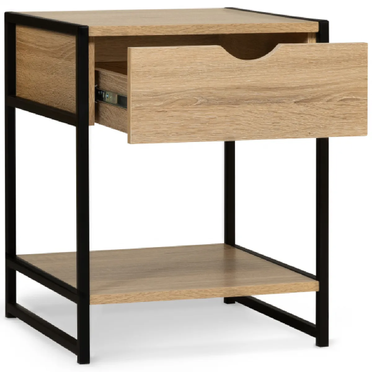 Idmarket MARKET DETROIT - Tables de chevet x2 - Bois et métal