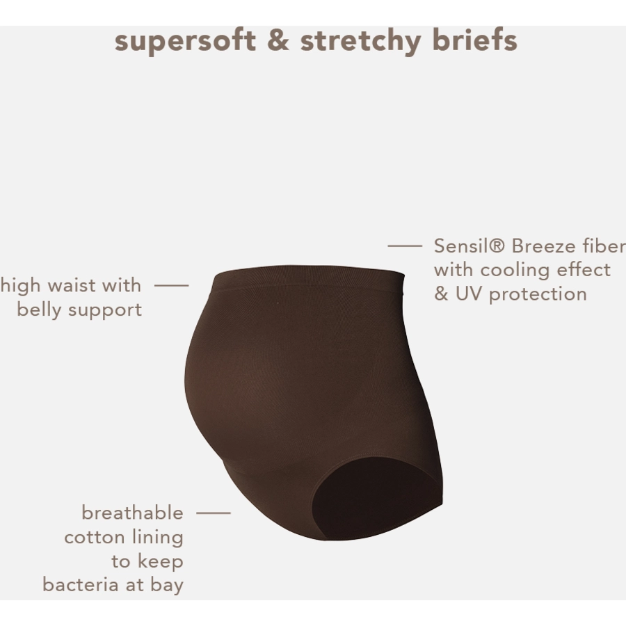 Noppies Nahtloser Slip Nisa Sensil® Breeze Coffee Bean