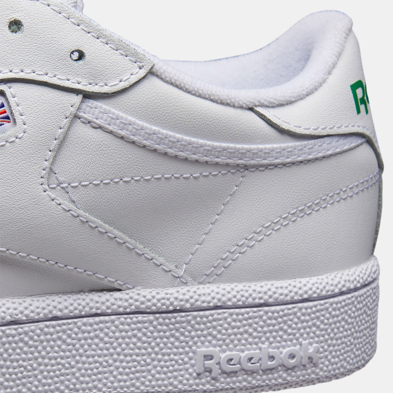 Reebok Baskets en Cuir Club C 85 blanches