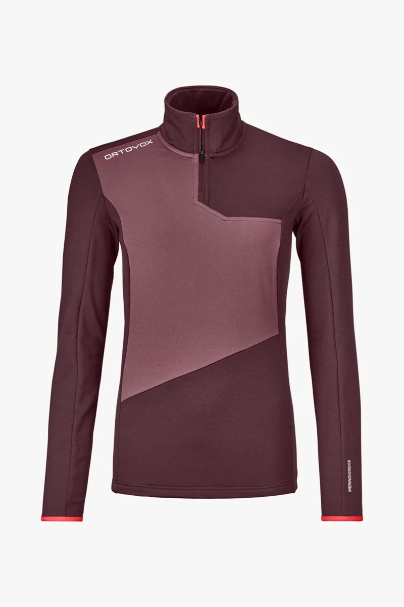 Ortovox Fleece Light Zip Neck Damen Midlayer
