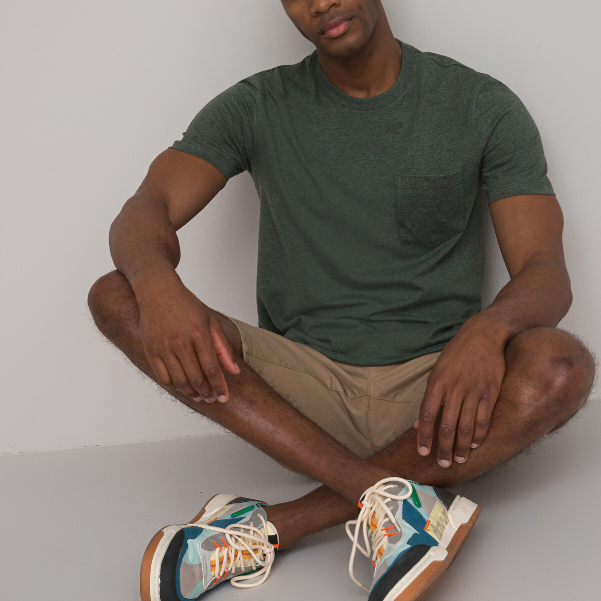 COLEÇÃO LA REDOUTE<br>Camiseta com gola redonda
