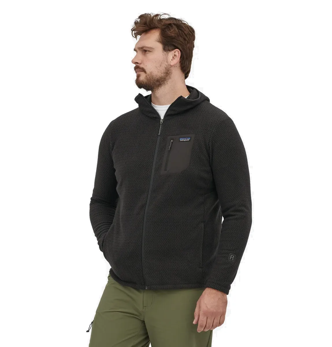 Patagonia Men's R1 Air Full-Zip Hoody Black