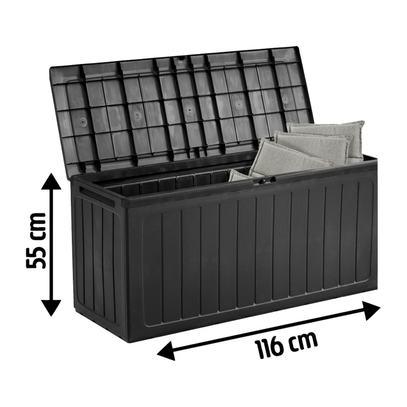 Putekasse 280 l 116x55x43 cm