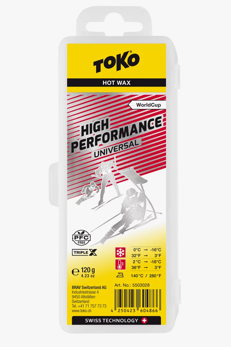 Toko High Performance Hot universal 120 g Wachs