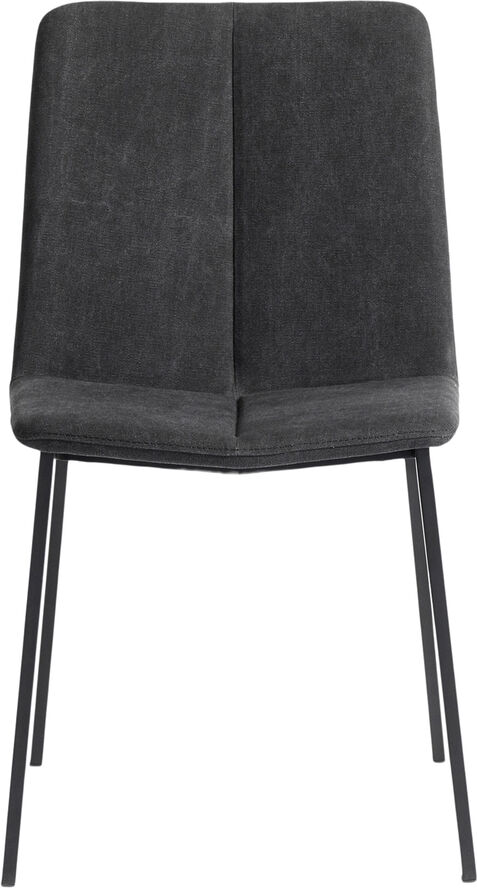 Muubs Spisebordsstol Chamfer Anthracite , Antracit/sort