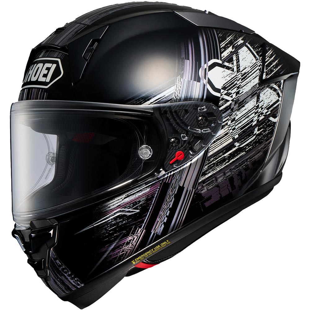 Shoei - Casque X-SPR Pro Cross Logo TC-5 / Noir / Blanc