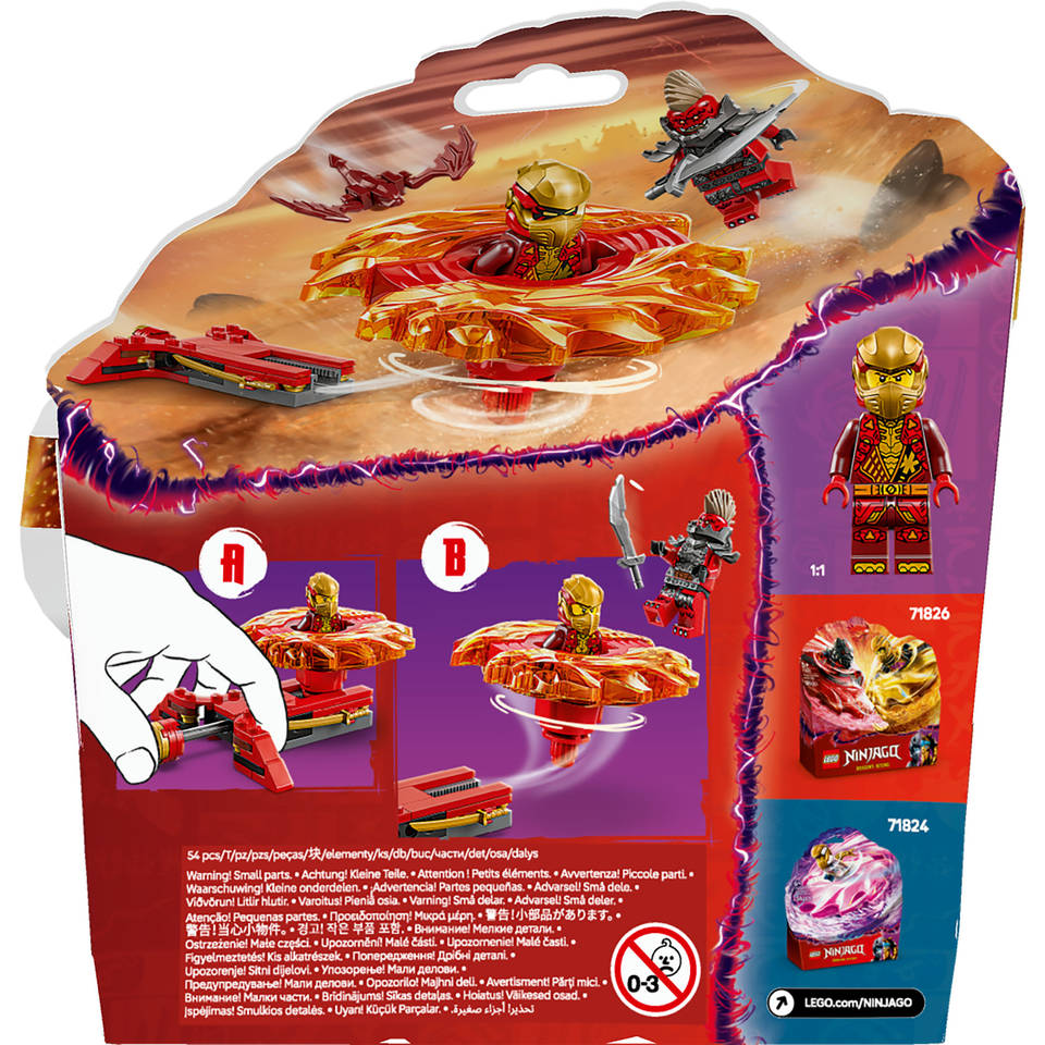 LEGO NINJAGO Kai's Spinjitzu drakenspinner 71823