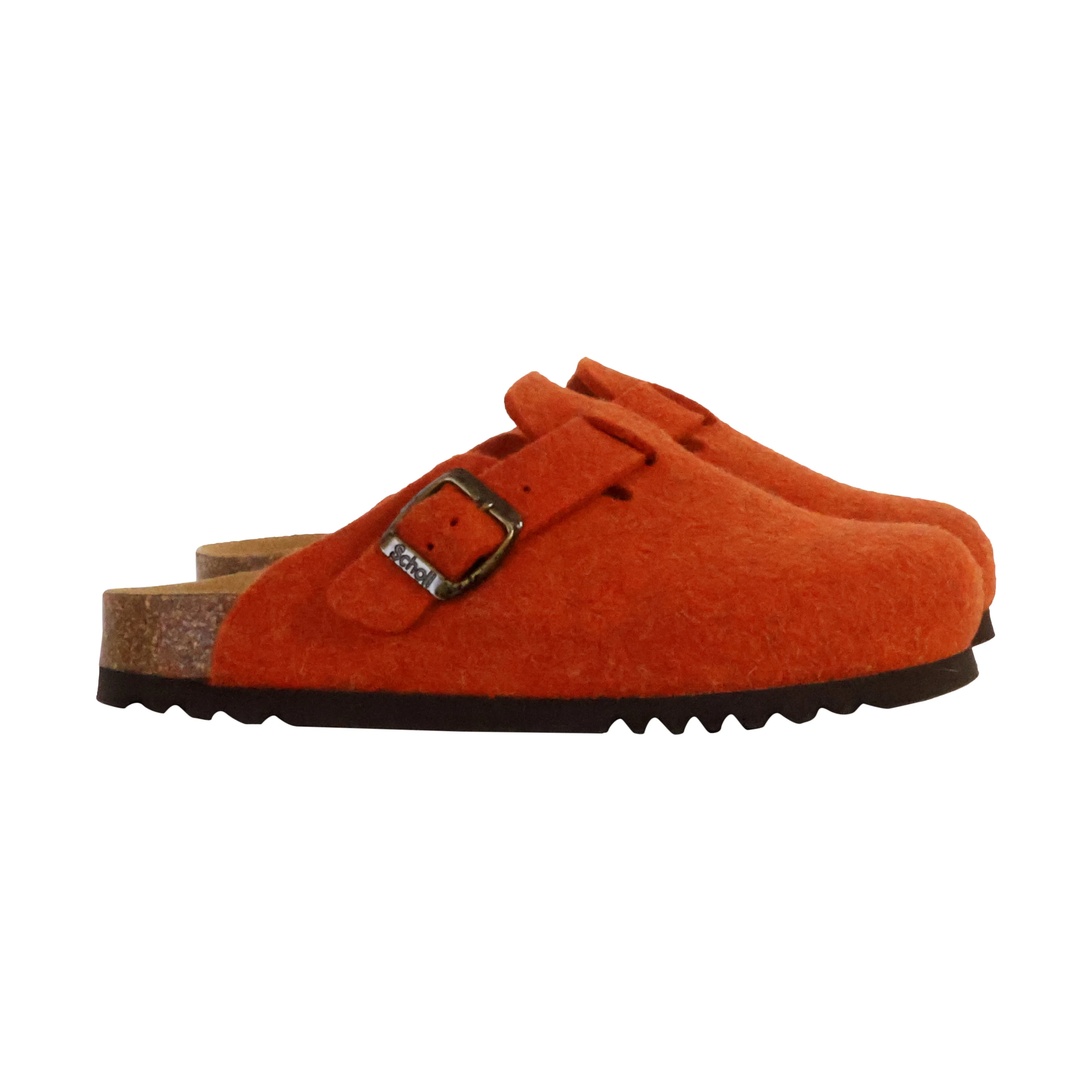 Mules cuirfae | Orange