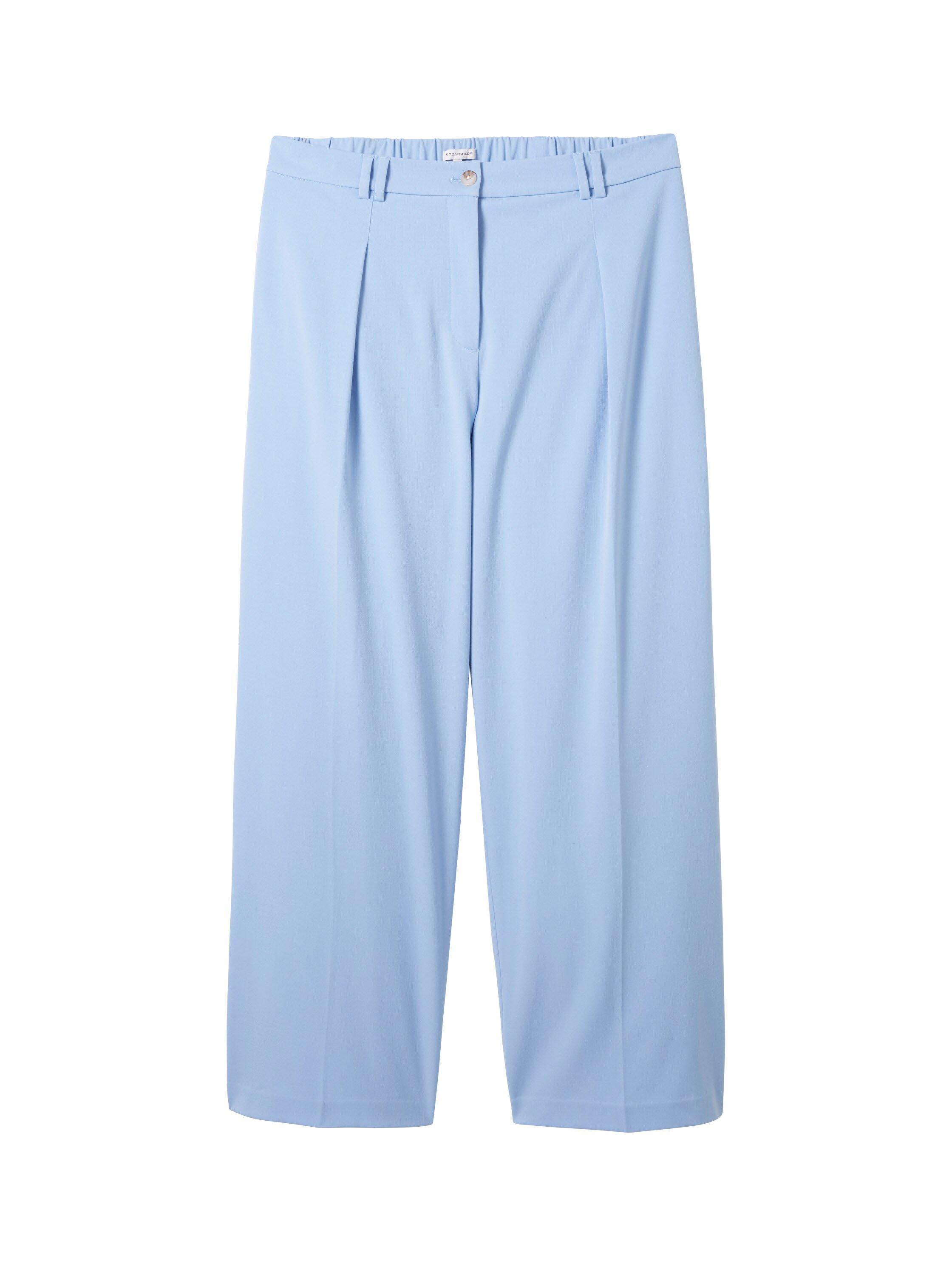 Weite, fließende Hose mit Bundfalten