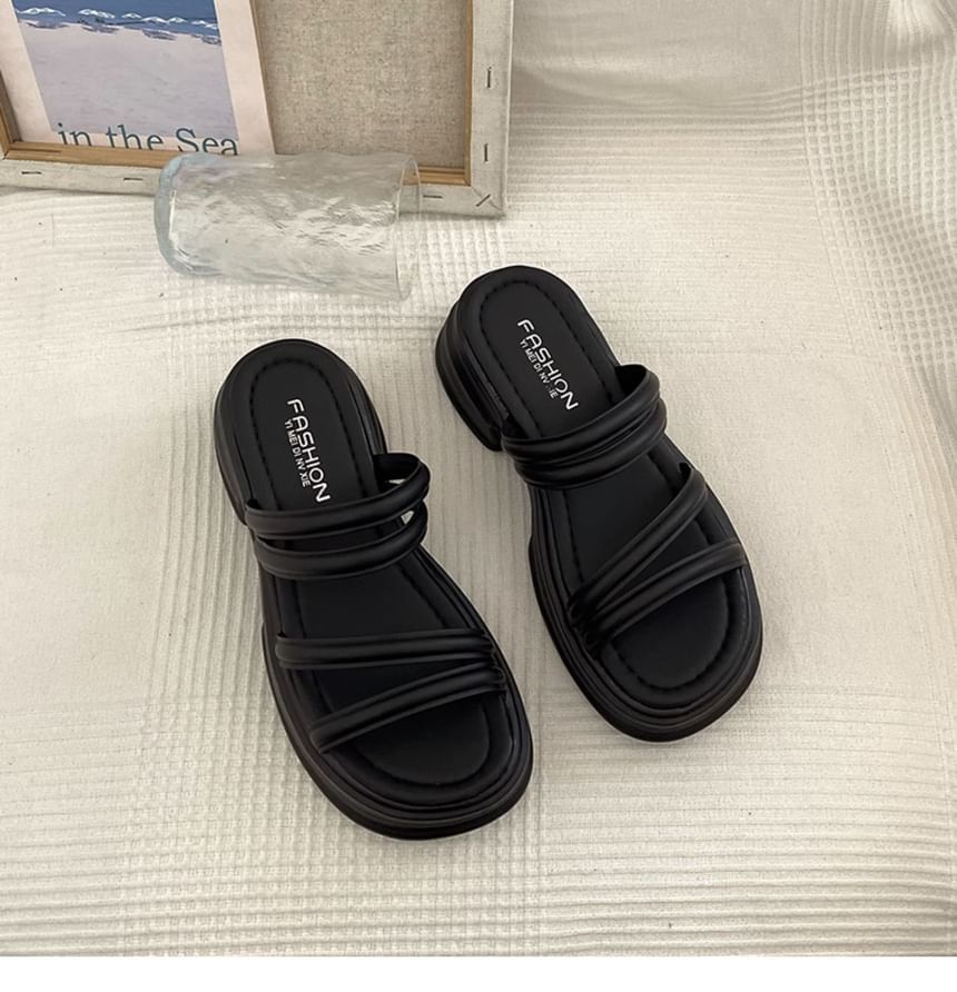 Anran - Platform Slide Sandalen