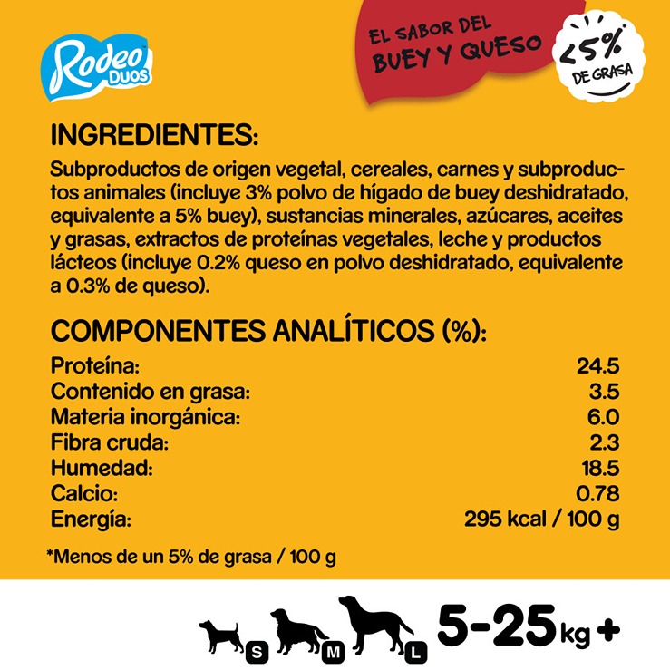 Pedigree Rodeo Duos Petisco de Queijo e Carne para Cães