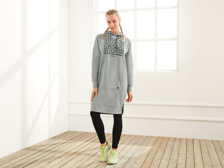 by Jette Sport dames sweaterjurk met katoen