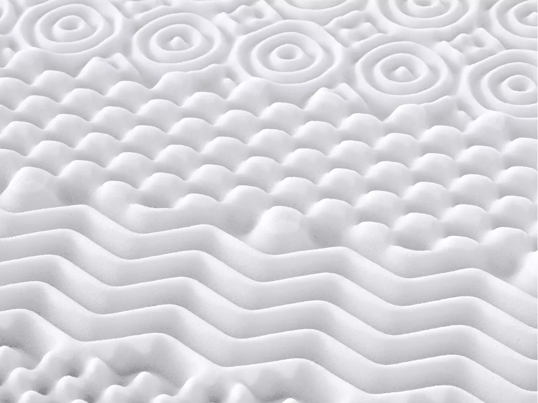 Surmatelas 180 x 200 cm mémoire de forme 7 zones ép.5cm - ARTISSA de YSMÉE