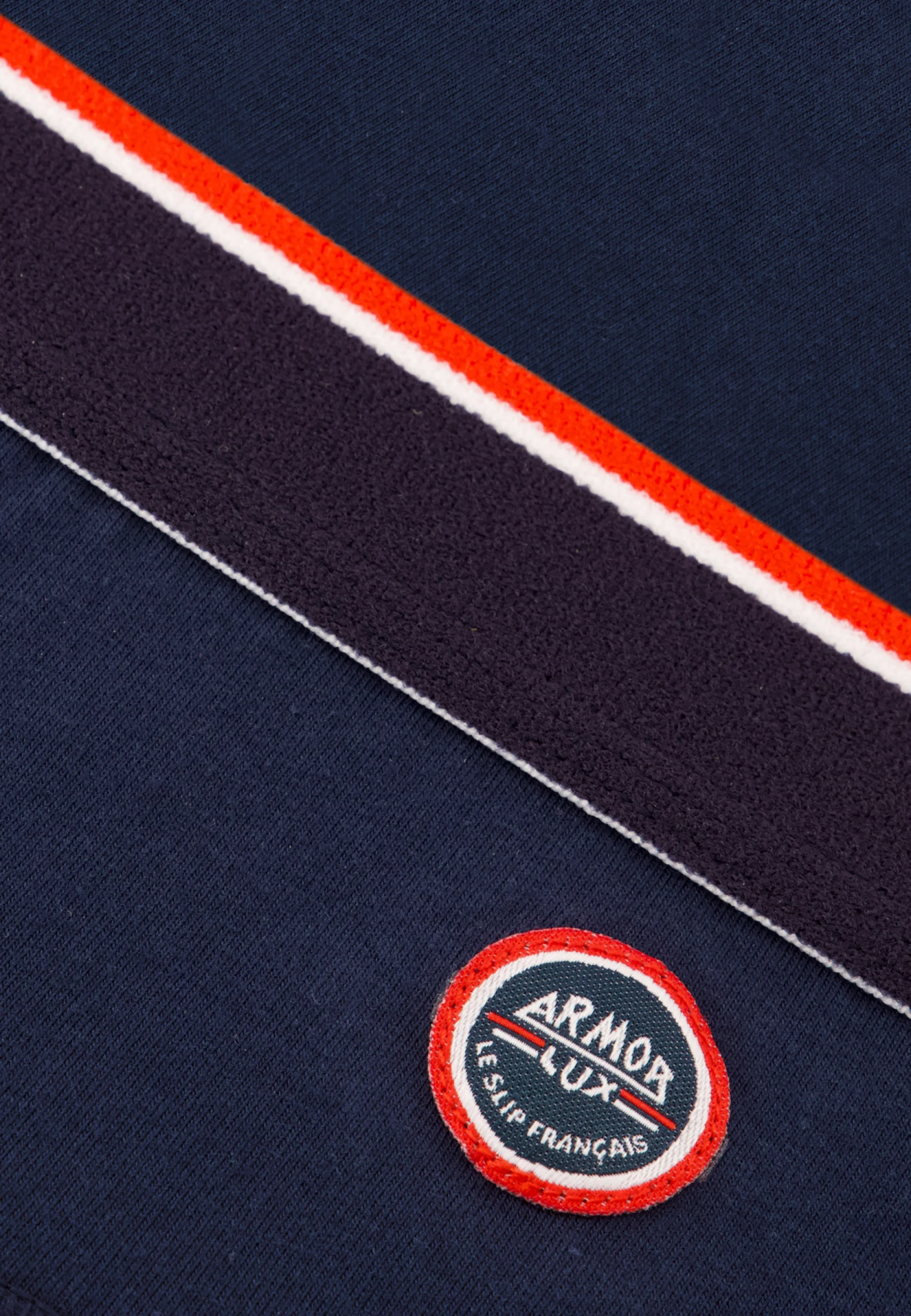 Slip en coton LSF x Armor Lux-Ile Vierge Marine