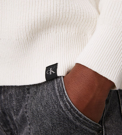 Calvin Klein Bluse - Strick - Weiß