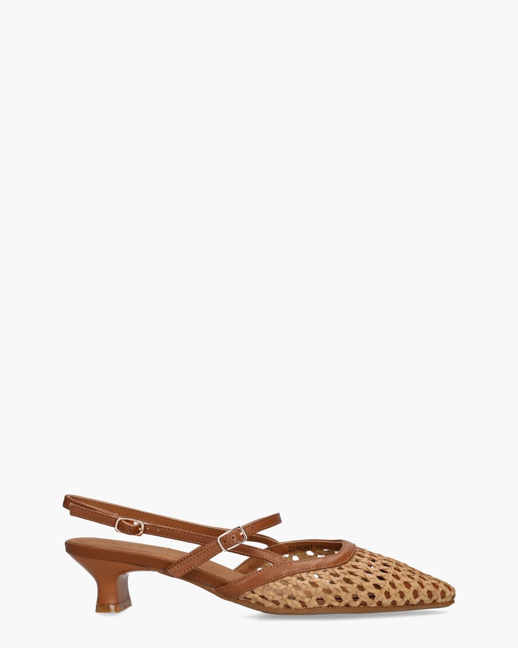 Di Lauro Dania Cognac Dames Slingbackpumps