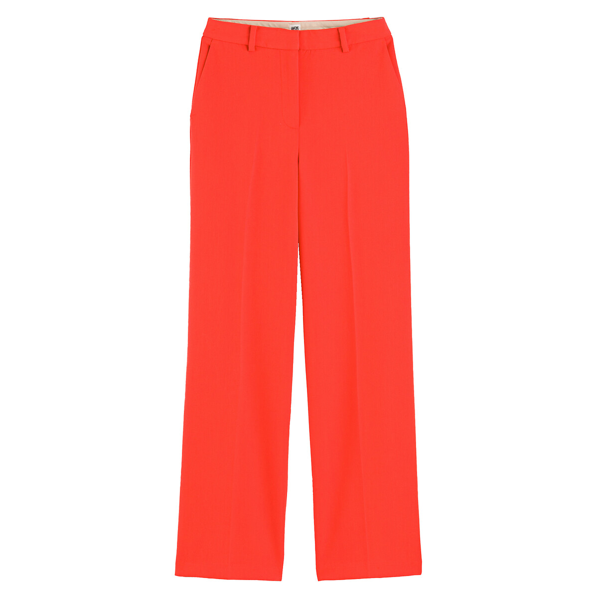 COLEÇÕES LA REDOUTE<br>Calças largas em poliviscose