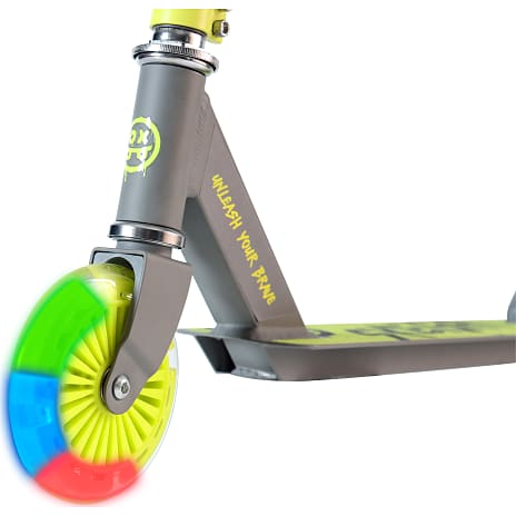 Skeight LED løbehjul grå/lime
