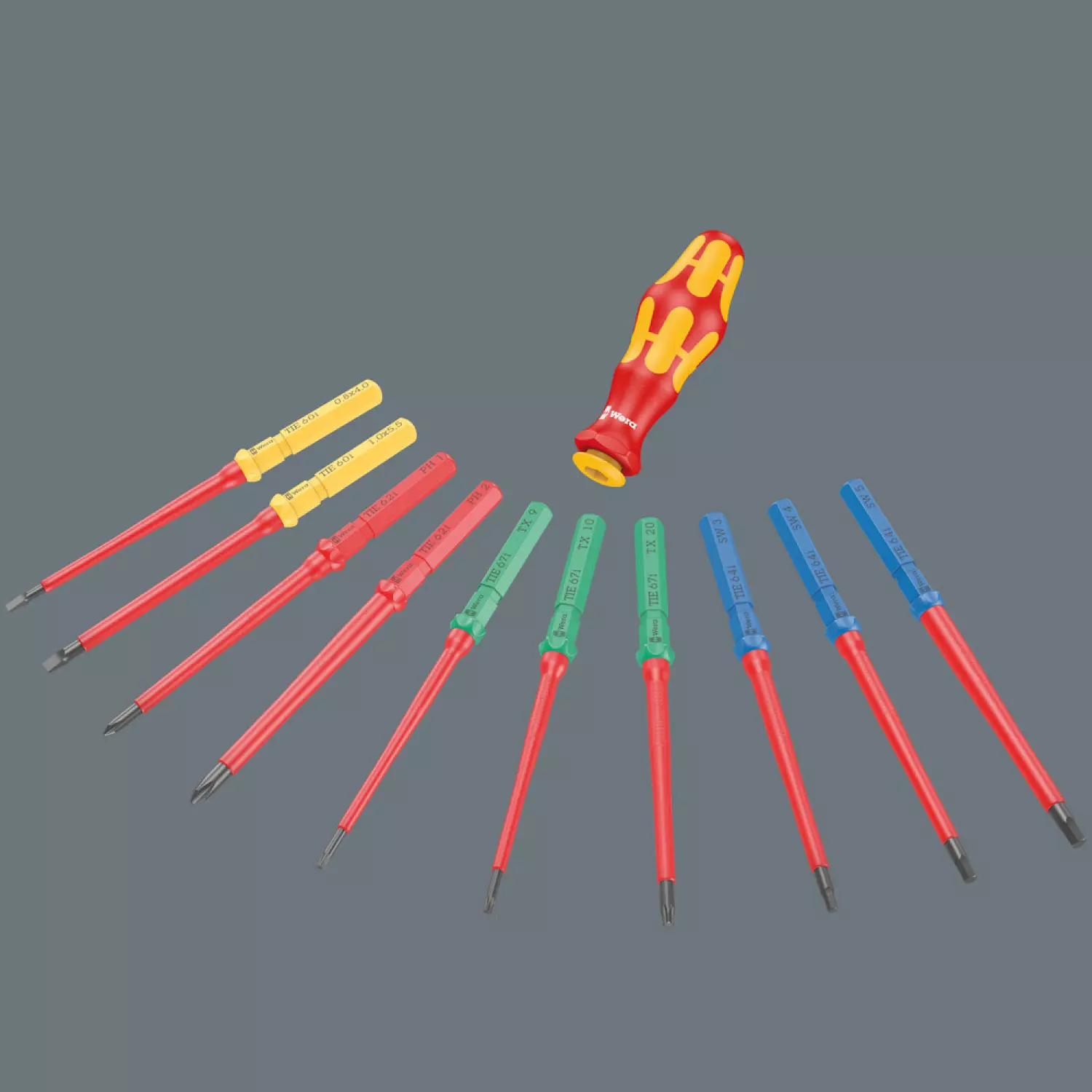 Wera 05006617001 26-delig Kraftform Kompakt VDE Big Pack 1 Wisselklingenset in etui
