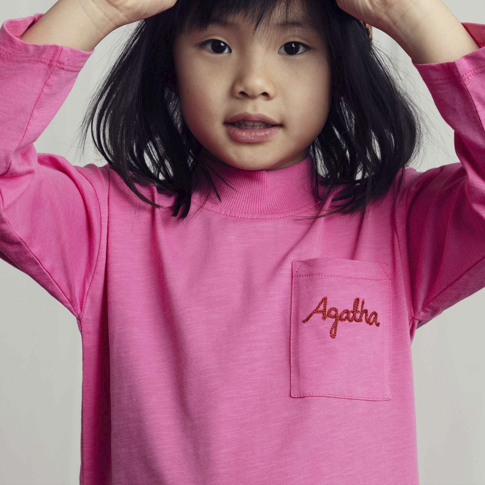 Kleid Agatha Emb Pink