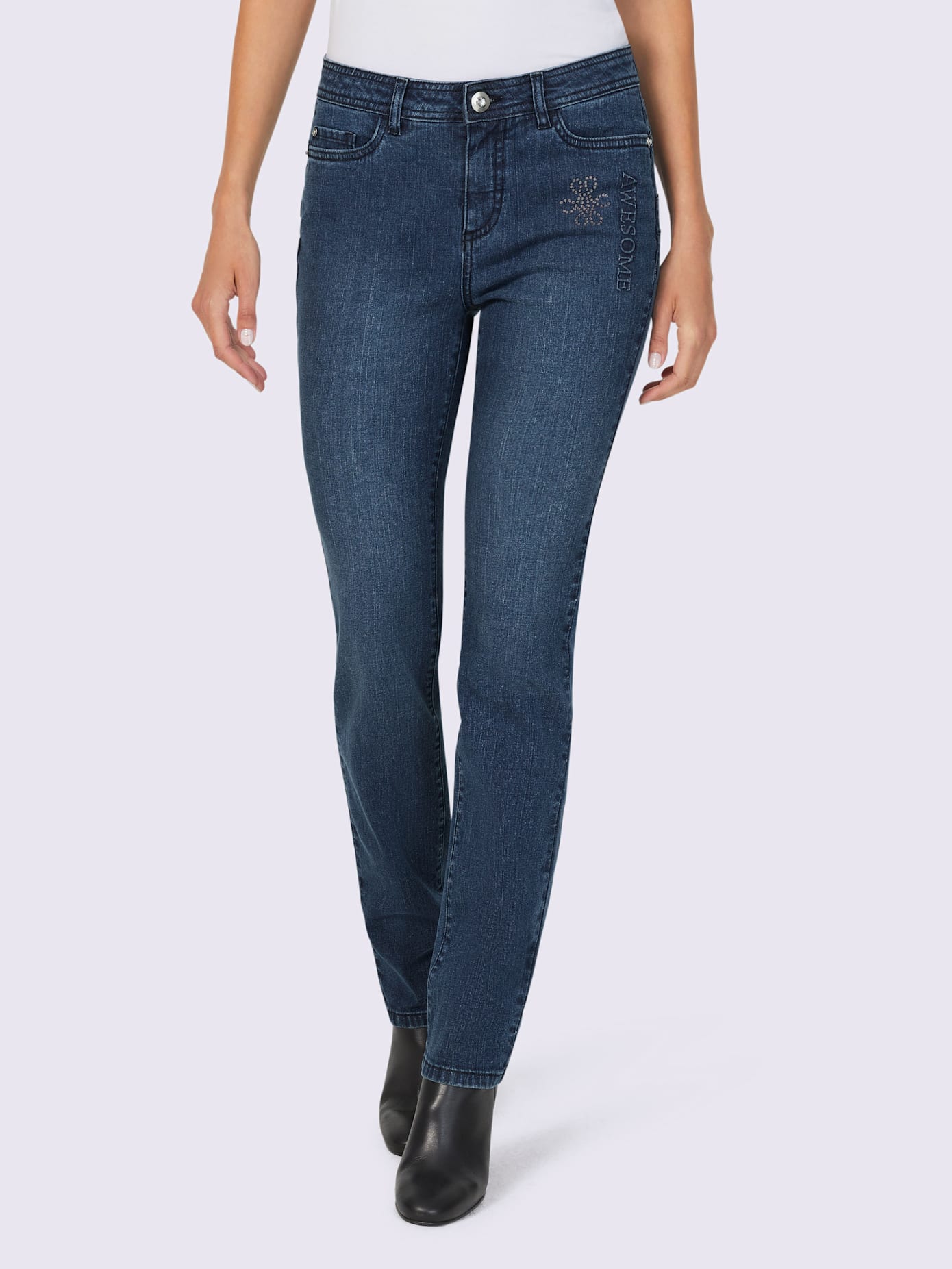 Jean push-up effet « push-up » pour un joli fessier