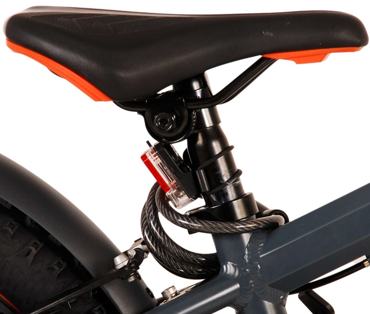 Kinderfahrrad Rocky 20 Zoll Kinderrad in Grau Orange 6 Gang Fahrrad