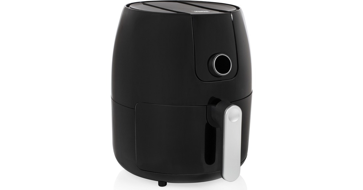 Princess182025 Aerofryer XXL heteluchtfriteuse  (Zwart/zilver, 4,5 liter)