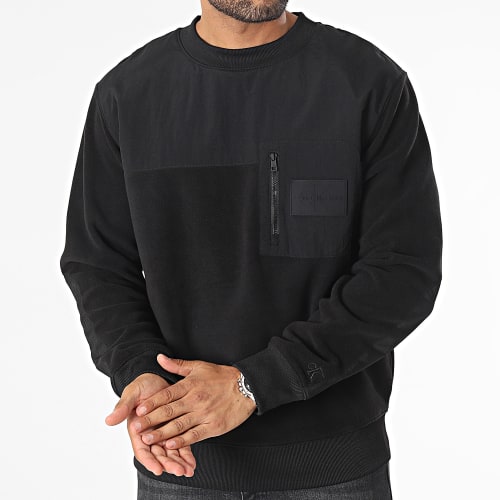 Sweat Crewneck Polaire 4110 Noir