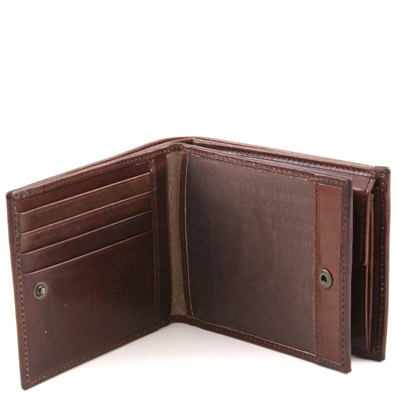 The Bridge Story Uomo Billfold 6CC Bruin