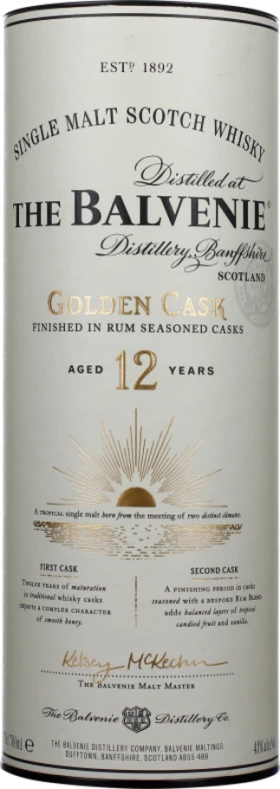 BALVENIE 12 YEARS GOLDEN CASK 70CL
